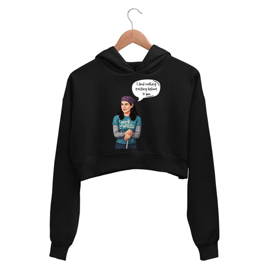 gilmore girls before 11 am crop hoodie hooded sweatshirt upper winterwear tv & movies buy online india the banyan tee tbt men women girls boys unisex black