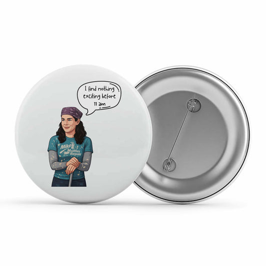 gilmore girls before 11 am badge pin button tv & movies buy online united states us the banyan tee tbt men women girls boys unisex