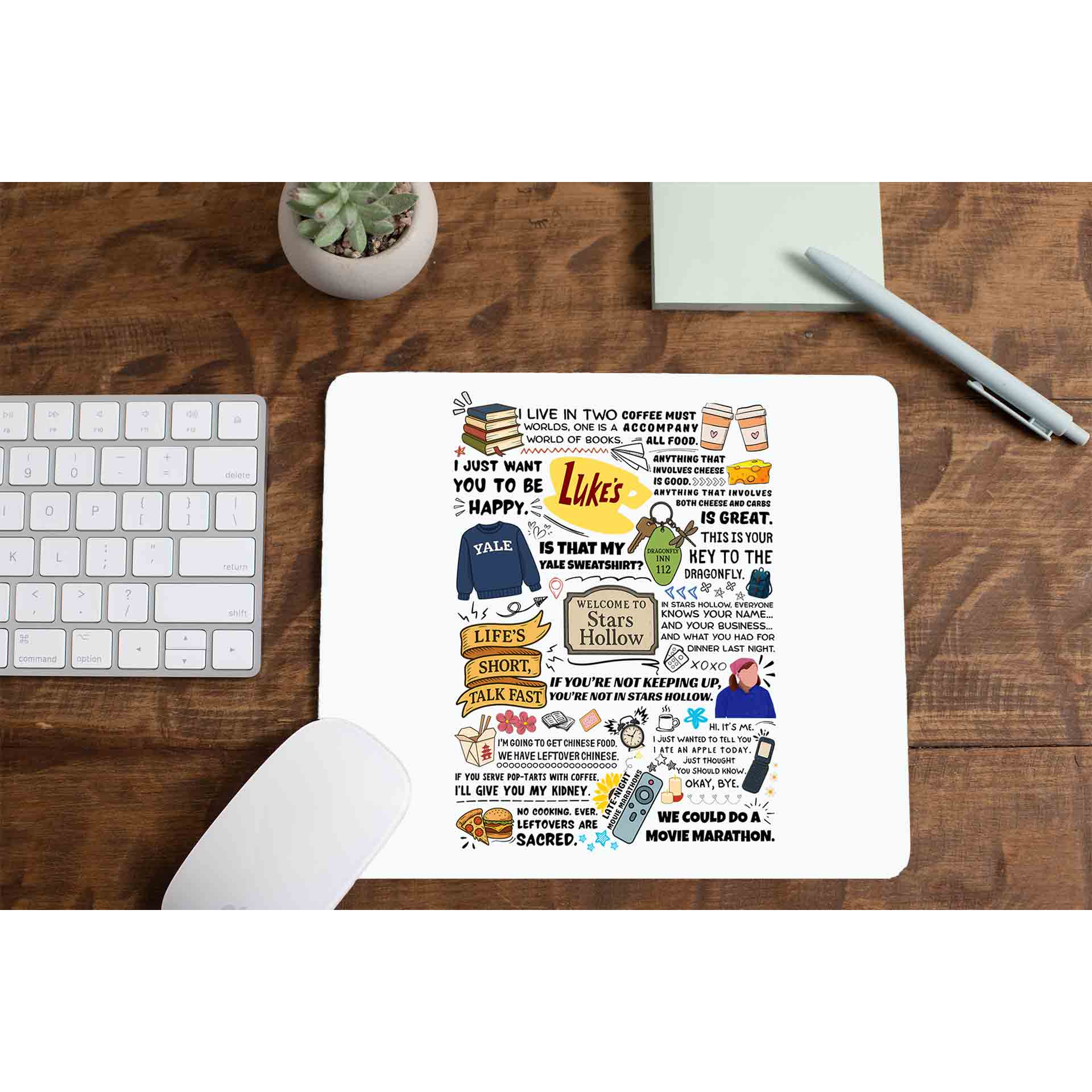 gilmore girls stars hollow doodle mousepad logitech large anime tv & movies buy online united states us the banyan tee tbt men women girls boys unisex
