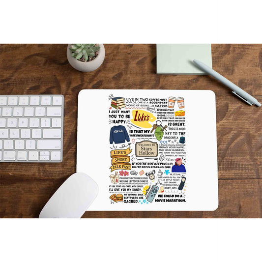 gilmore girls stars hollow doodle mousepad logitech large anime tv & movies buy online united states us the banyan tee tbt men women girls boys unisex