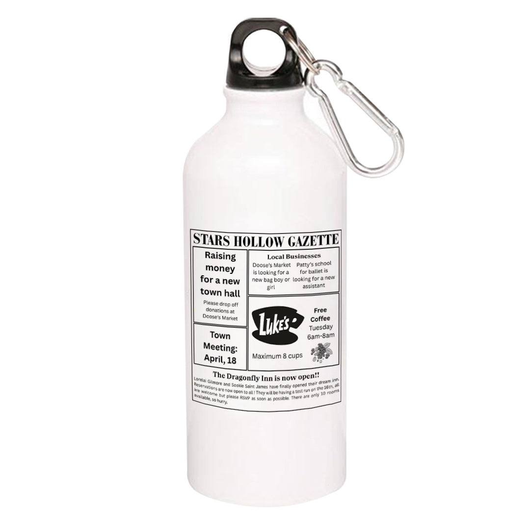gilmore girls gazette sipper steel water bottle flask gym shaker tv & movies buy online india the banyan tee tbt men women girls boys unisex
