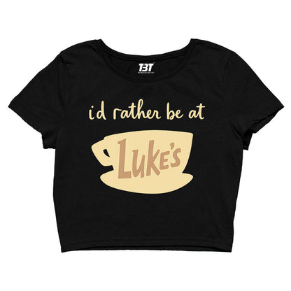 gilmore girls rather be at crop top tv & movies buy online united states of america usa the banyan tee tbt men women girls boys unisex s