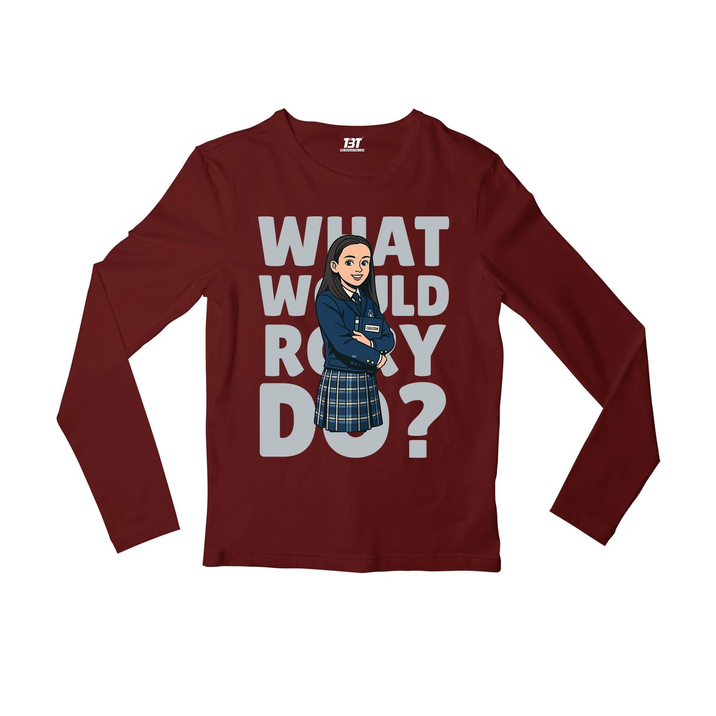 gilmore girls what would rory do full sleeves long sleeves tv & movies buy online india the banyan tee tbt men women girls boys unisex maroon
