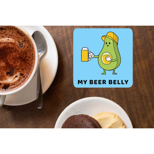 printed my beer belly coasters wooden table cups indian printed graphic stylish buy online india the banyan tee tbt men women girls boys unisex