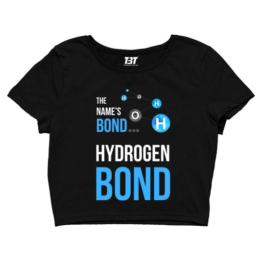 printed hydrogen bond crop top printed graphic stylish buy online united states of america usa the banyan tee tbt men women girls boys unisex s