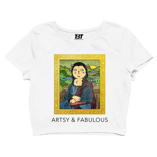 printed artsy and fabulous crop top printed graphic stylish buy online united states of america usa the banyan tee tbt men women girls boys unisex s