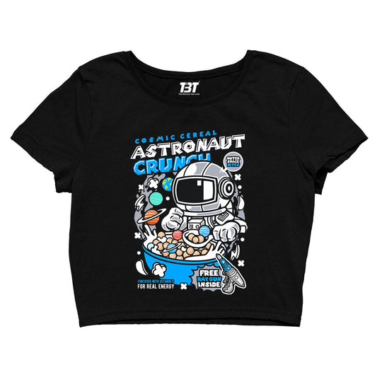 printed astro crunch crop top printed graphic stylish buy online united states of america usa the banyan tee tbt men women girls boys unisex s