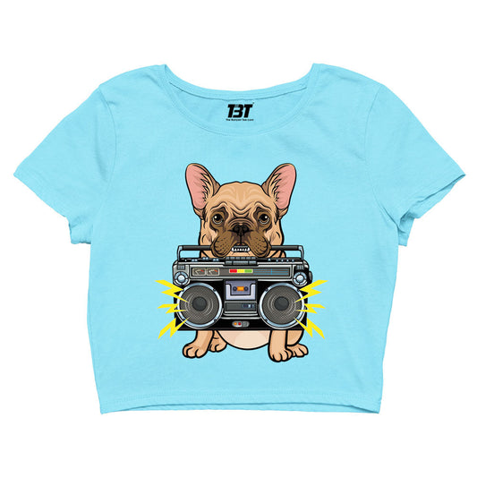 printed woof box crop top printed graphic stylish buy online united states of america usa the banyan tee tbt men women girls boys unisex s