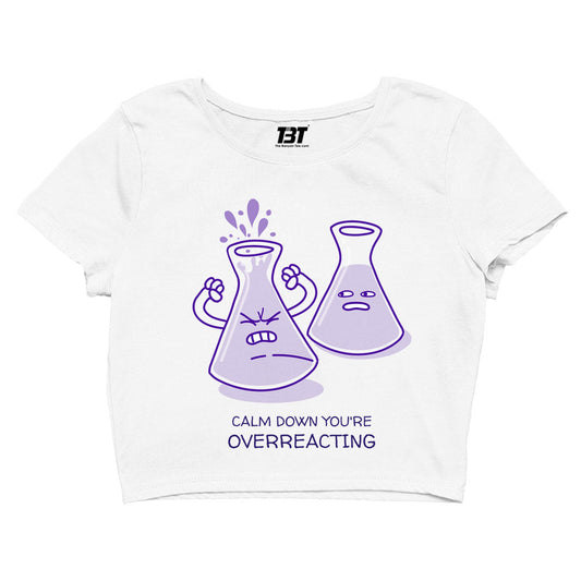 printed overreacting crop top printed graphic stylish buy online united states of america usa the banyan tee tbt men women girls boys unisex s