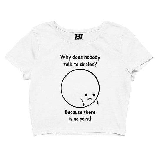 printed there's no point crop top printed graphic stylish buy online united states of america usa the banyan tee tbt men women girls boys unisex s