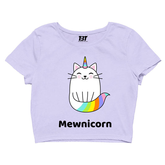 printed mewnicorn crop top printed graphic stylish buy online united states of america usa the banyan tee tbt men women girls boys unisex s