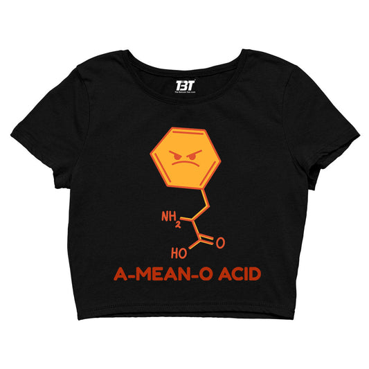 printed a mean o acid crop top printed graphic stylish buy online united states of america usa the banyan tee tbt men women girls boys unisex s