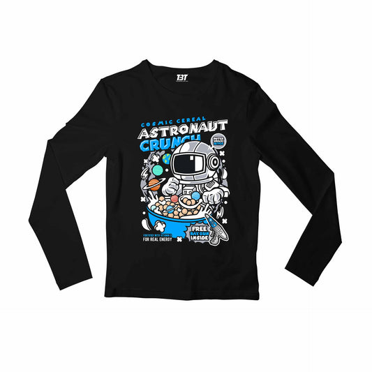 printed astro crunch full sleeves long sleeves printed graphic stylish buy online india the banyan tee tbt men women girls boys unisex black