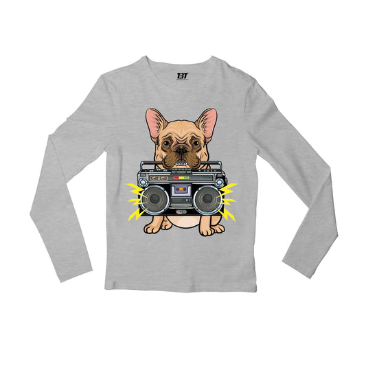 printed woof box full sleeves long sleeves printed graphic stylish buy online india the banyan tee tbt men women girls boys unisex gray