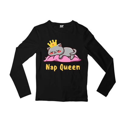 printed nap queen full sleeves long sleeves printed graphic stylish buy online india the banyan tee tbt men women girls boys unisex black
