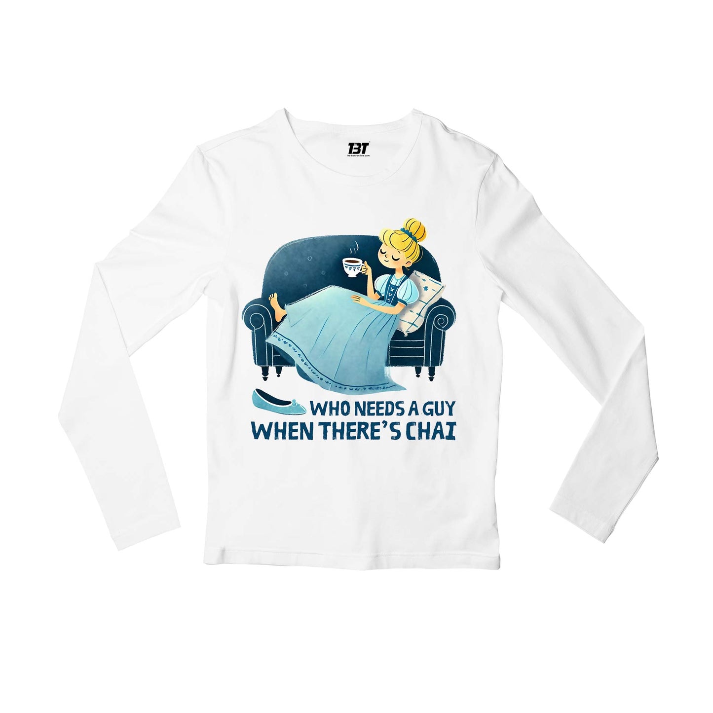 printed who needs a guy full sleeves long sleeves printed graphic stylish buy online india the banyan tee tbt men women girls boys unisex white