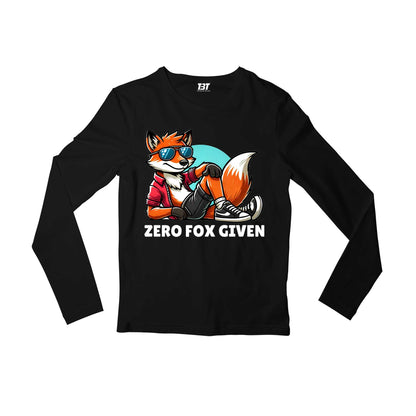printed zero fox given full sleeves long sleeves printed graphic stylish buy online india the banyan tee tbt men women girls boys unisex black