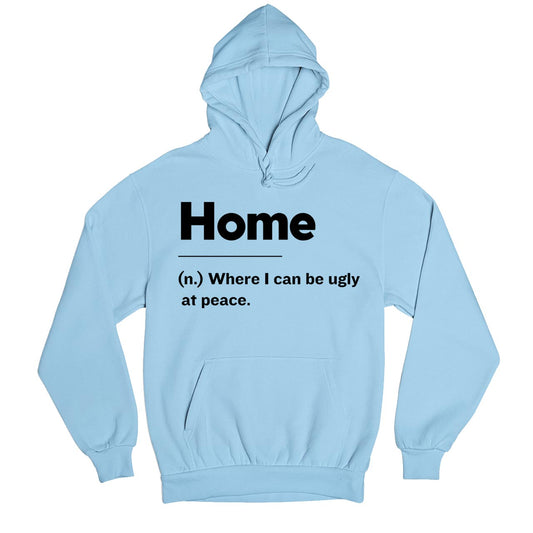 printed home is hoodie hooded sweatshirt winterwear printed graphic stylish buy online united states usa the banyan tee tbt men women girls boys unisex baby blue