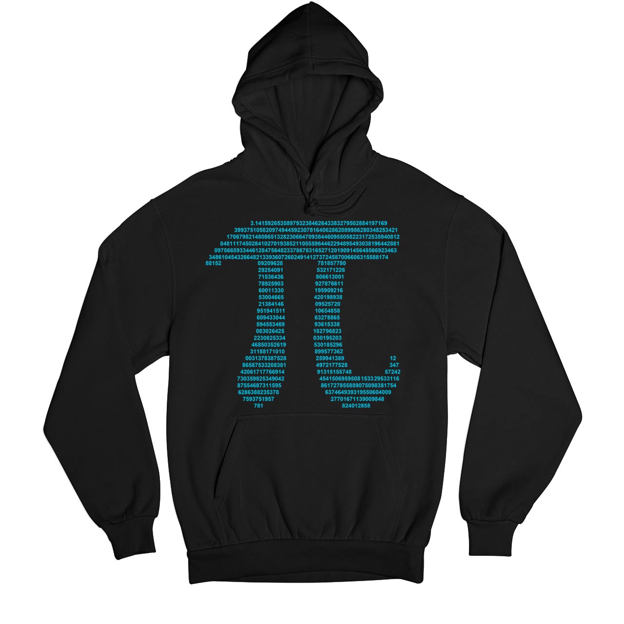 printed pi hoodie hooded sweatshirt winterwear printed graphic stylish buy online united states usa the banyan tee tbt men women girls boys unisex black