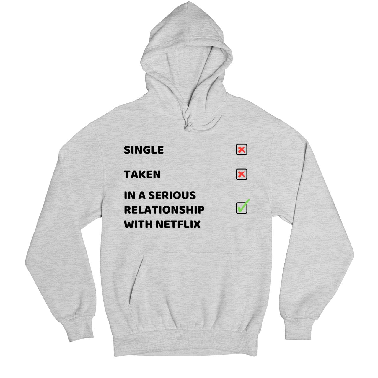 printed single or taken meme hoodie hooded sweatshirt winterwear printed graphic stylish buy online united states usa the banyan tee tbt men women girls boys unisex gray