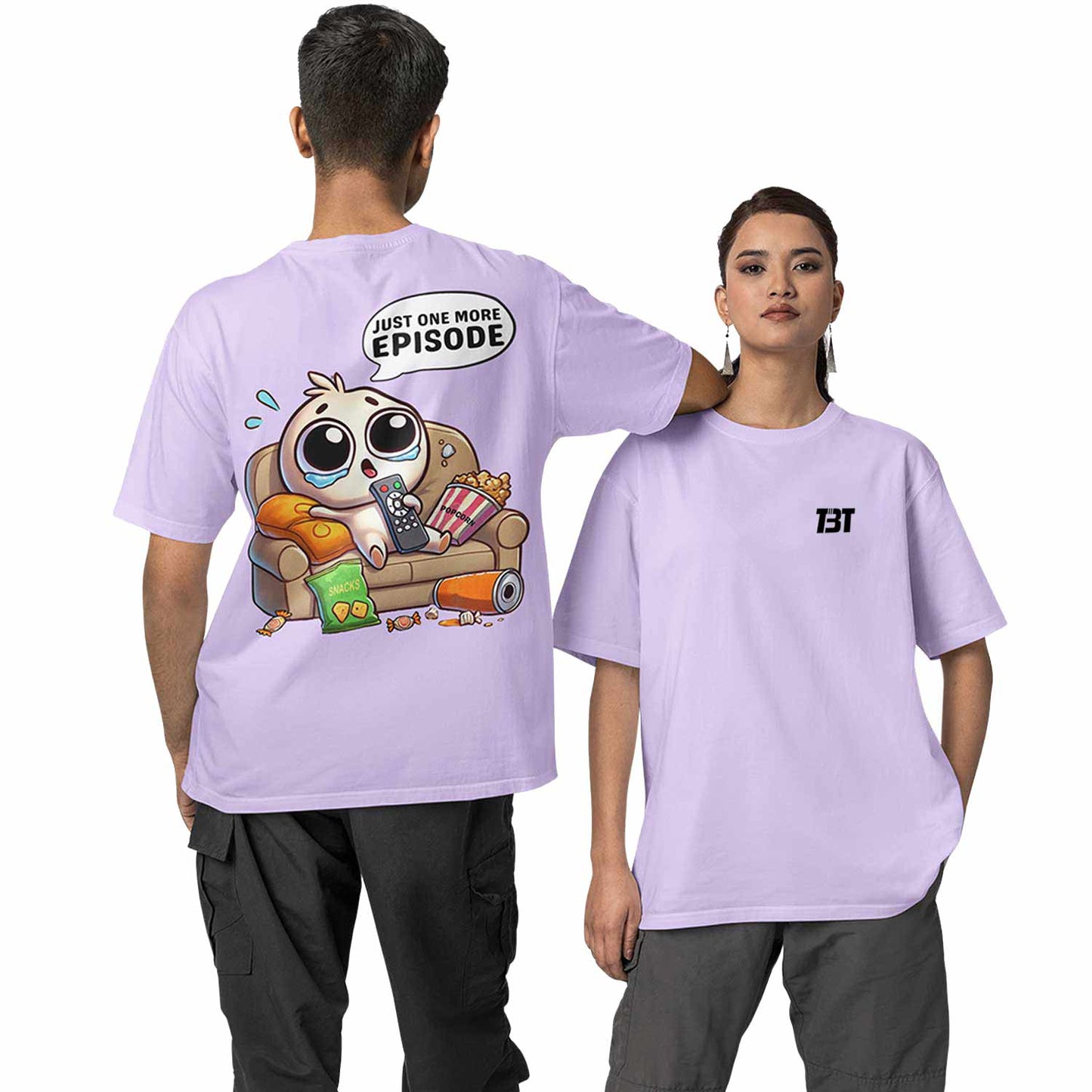 graphic printed oversized t shirt - one more episode lavender buy online india the banyan tee tbt men women girls boys unisex