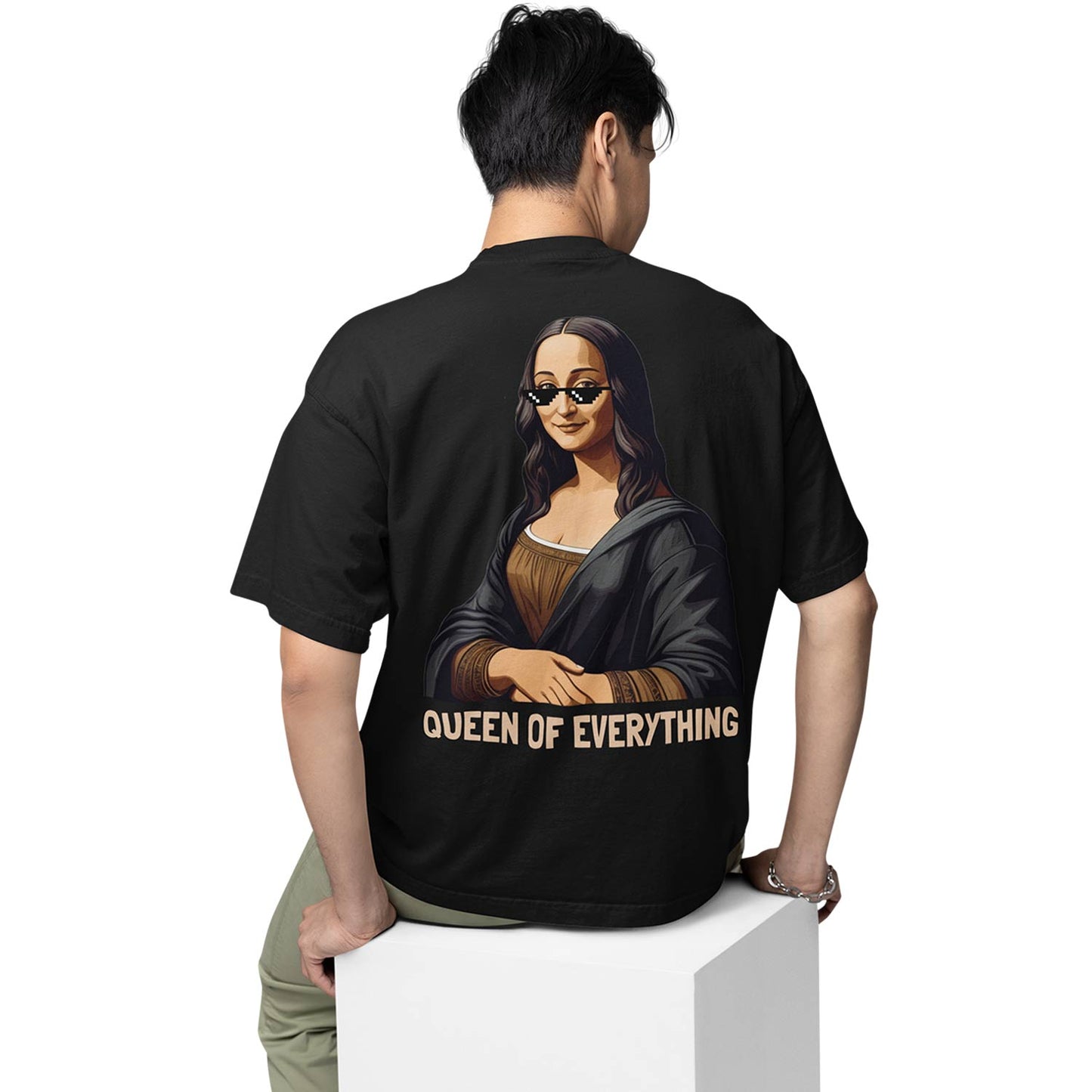 graphic printed oversized t shirt - of everything black buy online india the banyan tee tbt men women girls boys unisex