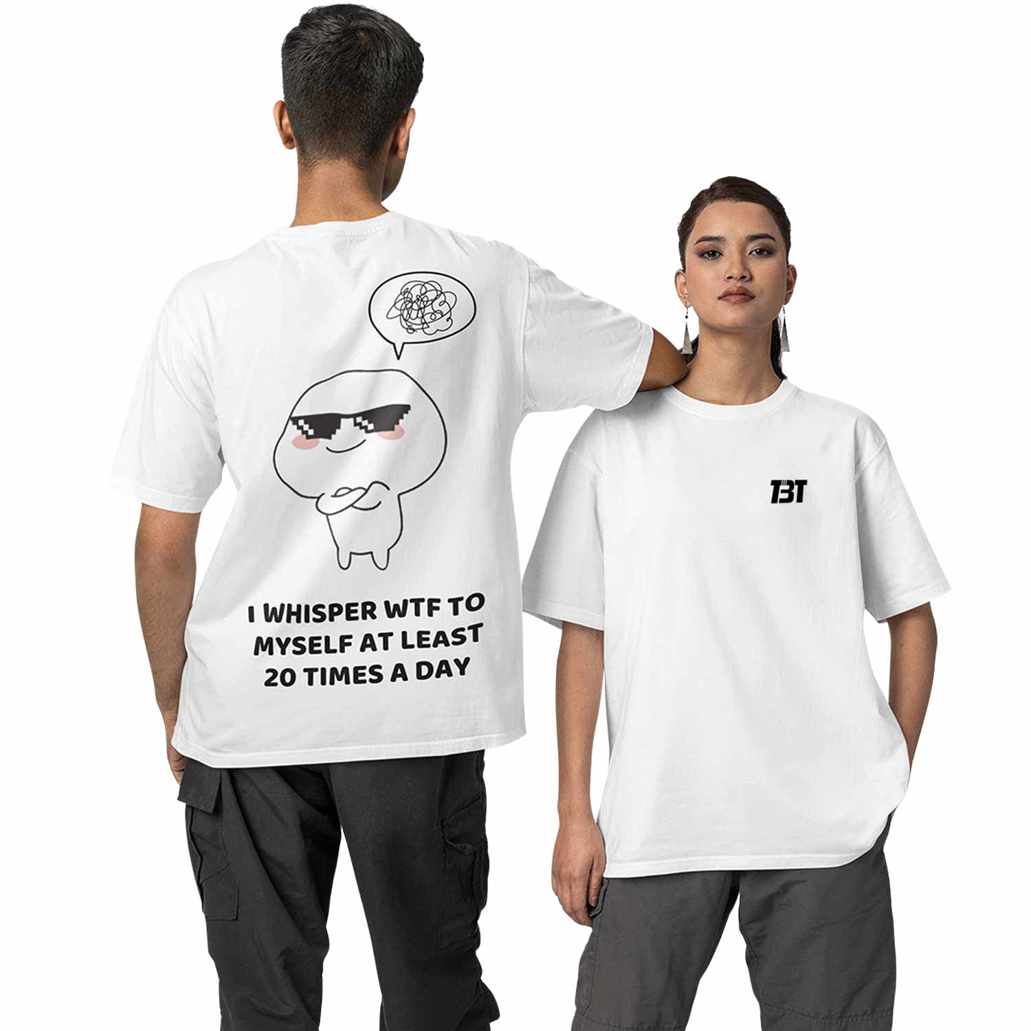 graphic printed oversized t shirt - 20 times a day white buy online india the banyan tee tbt men women girls boys unisex