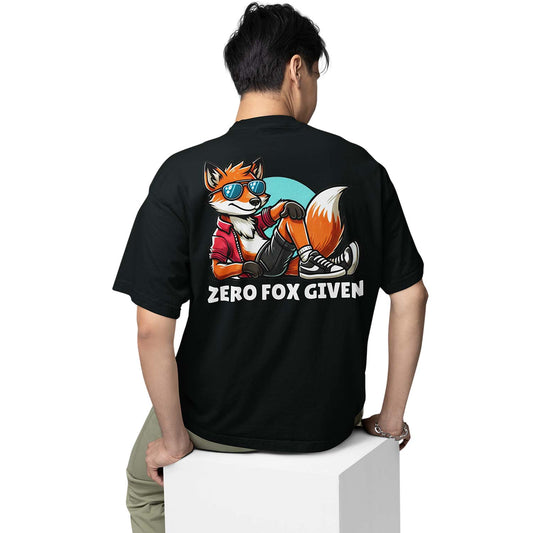 graphic printed oversized t shirt - zero fox given white buy online india the banyan tee tbt men women girls boys unisex