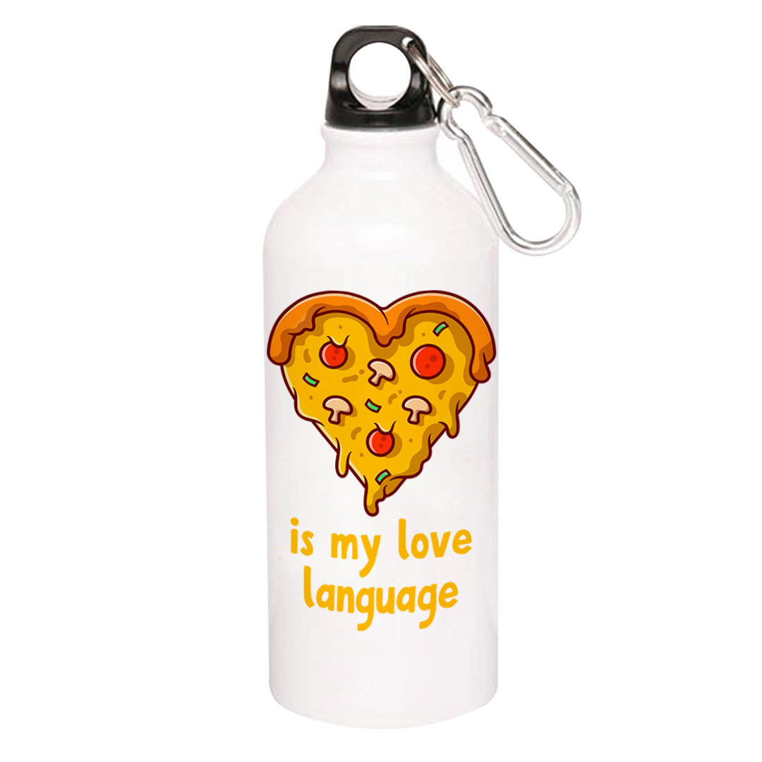 printed pizza is my sipper steel water bottle flask gym shaker printed graphic stylish buy online india the banyan tee tbt men women girls boys unisex