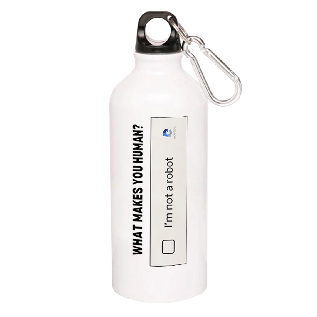 printed what makes you human sipper steel water bottle flask gym shaker printed graphic stylish buy online india the banyan tee tbt men women girls boys unisex