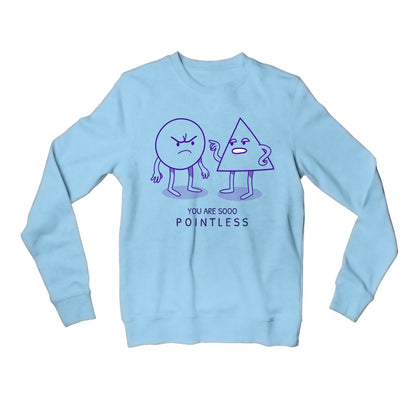 printed pointless sweatshirt upper winterwear printed graphic stylish buy online united states usa the banyan tee tbt men women girls boys unisex baby blue