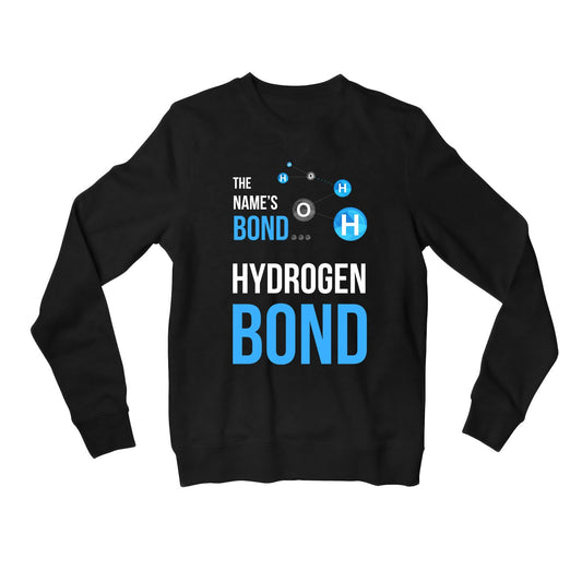 printed hydrogen bond sweatshirt upper winterwear printed graphic stylish buy online united states usa the banyan tee tbt men women girls boys unisex black