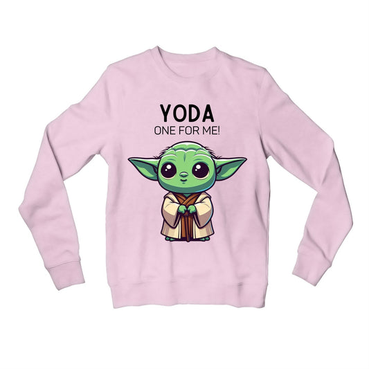 printed da one for me sweatshirt upper winterwear printed graphic stylish buy online united states usa the banyan tee tbt men women girls boys unisex baby pink