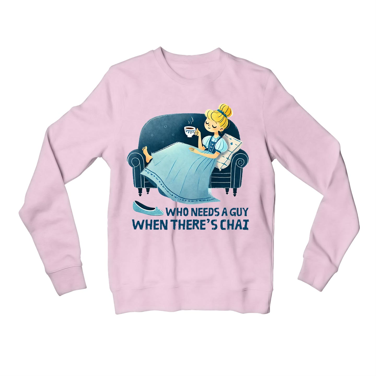 printed who needs a guy sweatshirt upper winterwear printed graphic stylish buy online united states usa the banyan tee tbt men women girls boys unisex baby pink