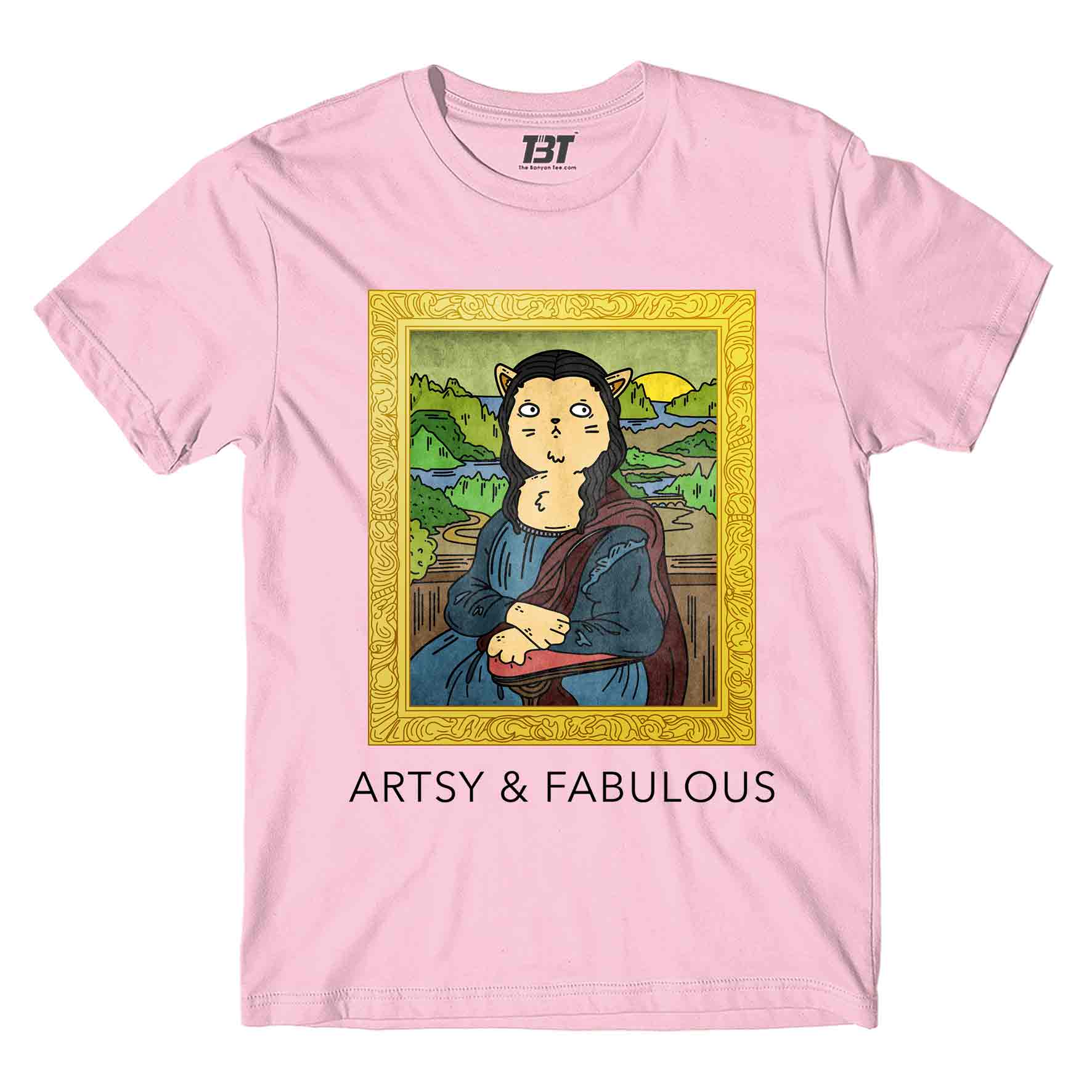 printed artsy and fabulous t-shirt printed graphic stylish buy online united states of america usa the banyan tee tbt men women girls boys unisex baby pink