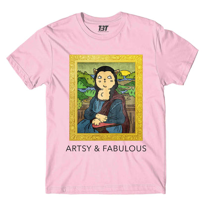 printed artsy and fabulous t-shirt printed graphic stylish buy online united states of america usa the banyan tee tbt men women girls boys unisex baby pink