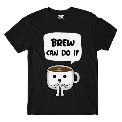 printed brew can do it t-shirt printed graphic stylish buy online united states of america usa the banyan tee tbt men women girls boys unisex black