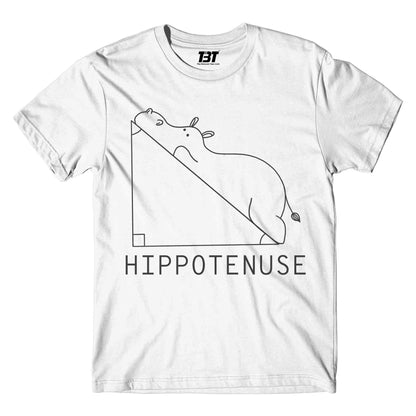 printed hippotenuse t-shirt printed graphic stylish buy online united states of america usa the banyan tee tbt men women girls boys unisex white