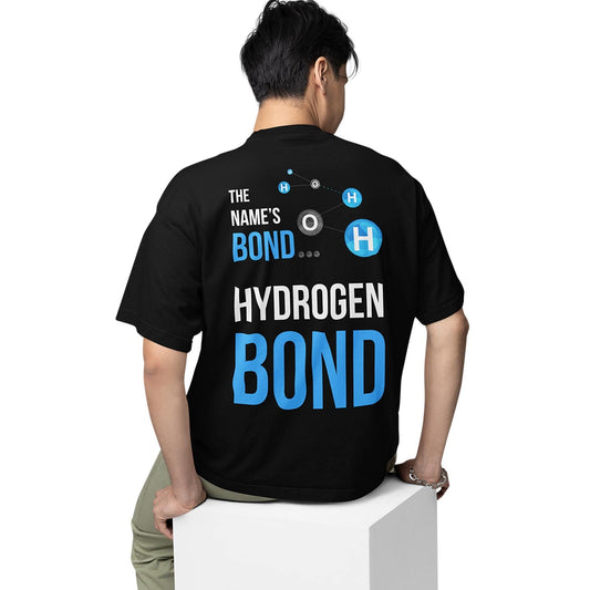 graphic printed oversized t shirt -  hydrogen bond black buy online india the banyan tee tbt men women girls boys unisex