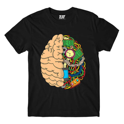 printed the brain anatomy t-shirt printed graphic stylish buy online united states of america usa the banyan tee tbt men women girls boys unisex black