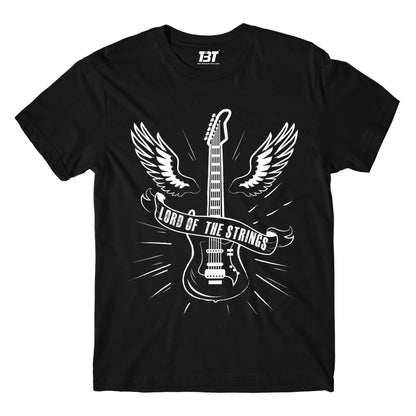 printed lord of the strings t-shirt printed graphic stylish buy online united states of america usa the banyan tee tbt men women girls boys unisex black