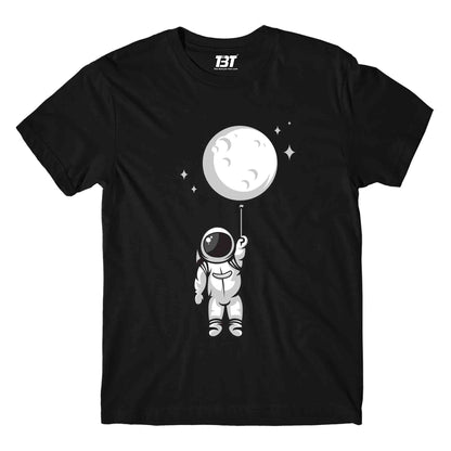 printed moon balloon t-shirt printed graphic stylish buy online united states of america usa the banyan tee tbt men women girls boys unisex black