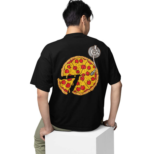 graphic printed oversized t shirt -musical slice black buy online india the banyan tee tbt men women girls boys unisex