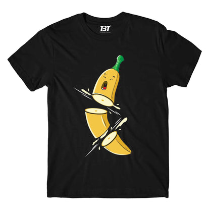 printed sad banana t-shirt printed graphic stylish buy online united states of america usa the banyan tee tbt men women girls boys unisex black
