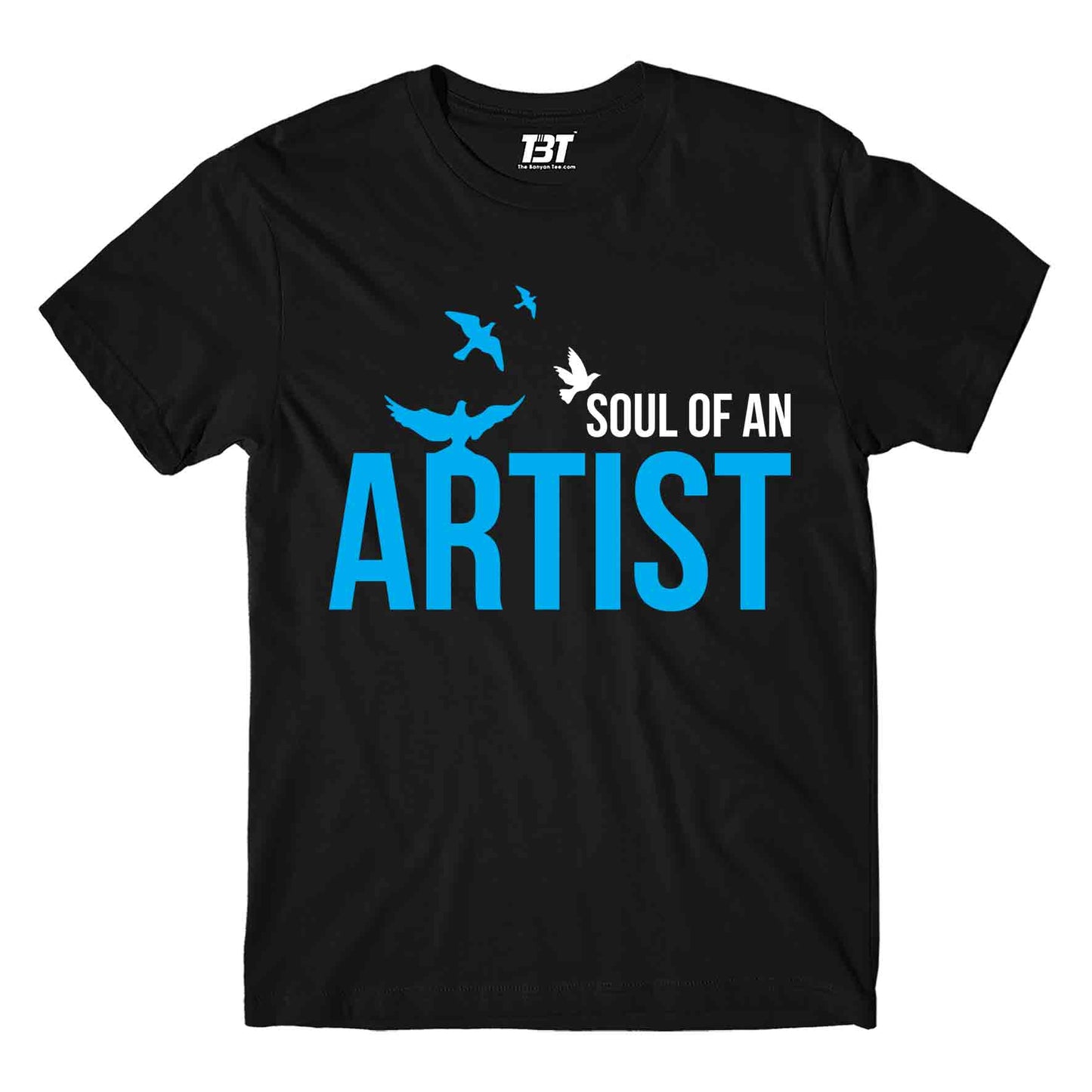 printed soul of an artist t-shirt printed graphic stylish buy online united states of america usa the banyan tee tbt men women girls boys unisex black