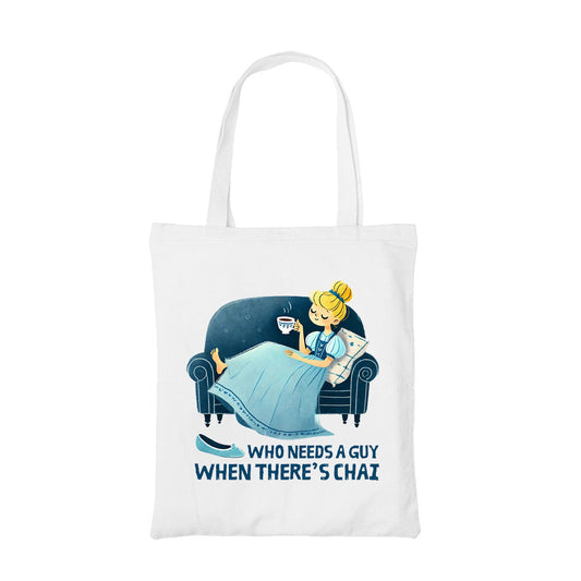 printed who needs a guy tote bag cotton printed printed graphic stylish buy online united states usa the banyan tee tbt men women girls boys unisex