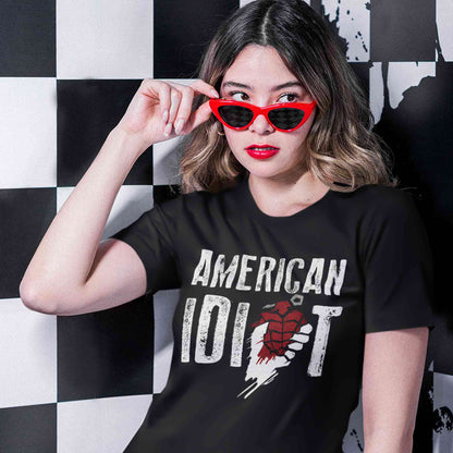 green day american idiot t-shirt music band buy online usa united states the banyan tee tbt men women girls boys unisex black