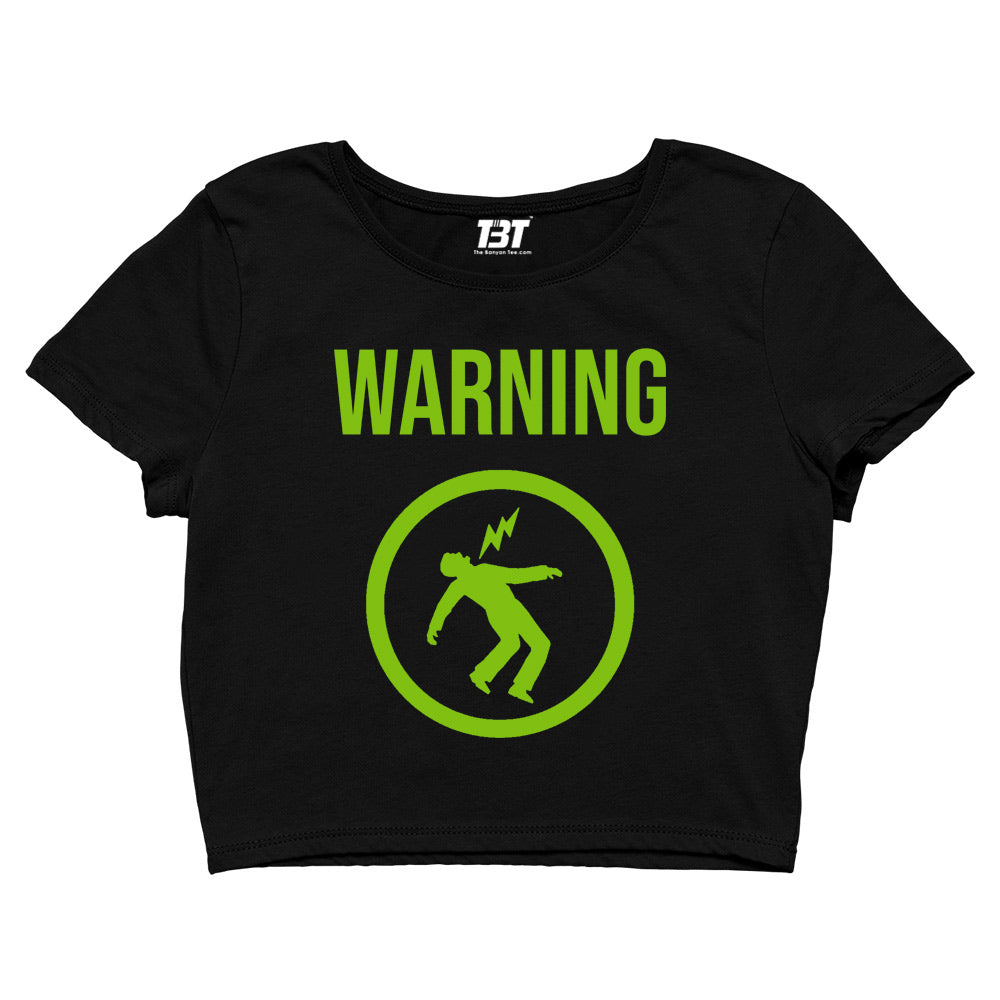 green day warning crop top music band buy online united states of america usa the banyan tee tbt men women girls boys unisex black