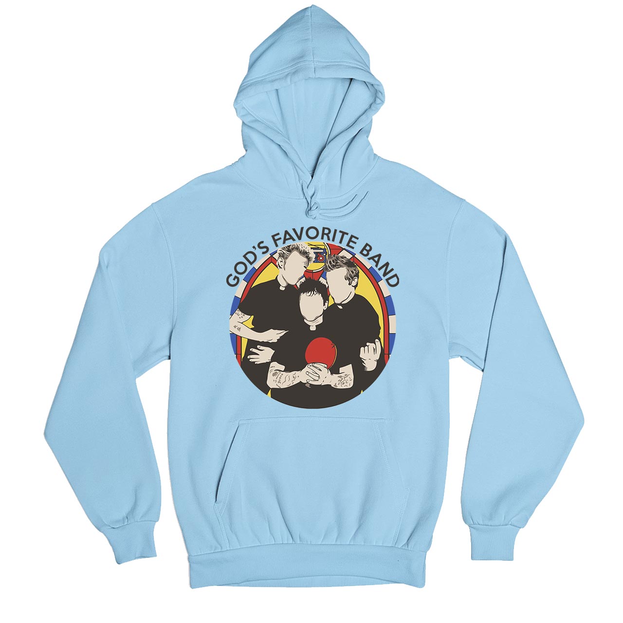 green day god's favorite band hoodie hooded sweatshirt winterwear music band buy online united states usa the banyan tee tbt men women girls boys unisex gray