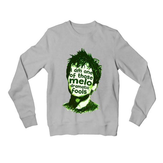 green day basket case sweatshirt upper winterwear music band buy online united states usa the banyan tee tbt men women girls boys unisex gray i am one of those melodramatic fools